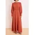 Trendyol Modest Ženska haljina Tctss26Eb00080, Smeđa