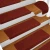 Prostirke za stepenice, samoljepljive, 10 kom, 65x21x4 cm, bordo crvene, pravokutni rub
