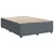 Vidaxl Box spring postelja z vzmetnico temno siva 160x200 cm žamet