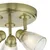 Där Lighting CED7675 -Kupatilsko spot svetlo CEDRIC 3xG9/25W/230V IP44 mesing