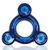 Oxballs Heavy Squeeze Weighted Ballstretcher Space Blue