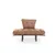 Atelier del Sofa Fotelja Nitta 95x85x70cm Svetlobraon