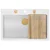 granitni umivalnik MARC 110 WORKSTATION White