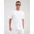 BOSS Majica Member  moder denim / bela