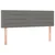 Vidaxl Box spring postelja z vzmetnico temno siva 140x200 cm blago