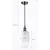 BRILAGI - LED luster na sajli RETRO GLASS 1xE27/60W/230V O 14 cm crna/bela