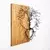 Wallity Zidna dekoracija Love-315, 96x3x79cm, Hrast