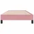 Vidaxl Box Spring postelja brez vzmetnice Roza 90x210 cm Žamet
