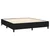 Vidaxl Box spring postelja z vzmetnico črna 160x200 cm blago