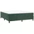 vidaXL Box spring postelja z vzmetnico temno zelena 180x200 cm žamet