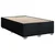 vidaXL Box spring postelja z vzmetnico črna 120x190 cm blago