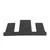 Rubber car mats VW ID. Buzz People 2022- (3rd row, short version, 6 seats)