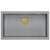 granitni umivalnik Logan 110 Grey Metallic