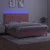 Krevet box spring s madracem LED ružičasti 160x200cm baršunasti