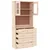 Visoka komoda ALTA 77 x 35 x 165 cm od masivne borovine