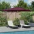 Roma Suncobran Crvena 286 x 284 x 270 cm Aluminij i poliester