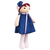 Bábika pre bábätká s melódiou Tendresse Aurore K Doll Kaloo 32 cm z jemného materiálu v modrých šatočkách od 0 mes K970009
