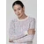 KOROSHI Pulover modra/roza/off-bela