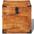 VIDAXL kvadratna škrinja od drveta manga 65 x 28 x 76 cm