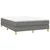 Vidaxl Box spring posteljni z vzmetnico temno siv 140x190 cm blago