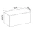 Hanah Home Kutija za odlaganje Florya, 90x45.5x45 cm, Bela