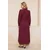 Trendyol Modest Ženska haljina Tctss26Eb00005, Bordo