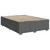 Vidaxl Box spring posteljni z vzmetnico temno siv 140x190 cm blago