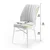 Hanah Home Set stolica Flex, 45x93x42 cm, 4 komada, Braon-crne