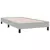 Box Spring krevet bez madraca svijetlo sivi 100x210 cm samt