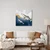 Slika par kitov v modrem oceanu - 30x30