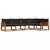 Set vanjskih sofa s jastukom 5 pcs Prirodna i crna