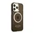 Guess Futrola za iPhone 13 Pro Max Black Gold Outline Translucent MagSafe