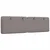 Vidaxl Blazina za vzglavje taupe 160 cm blago