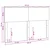 vidaXL Vzglavje z naravno robno obdelavo ROSTOCK Temno rjava 120 cm