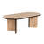 HANAH HOME Sto za dnevnu sobu Sable Sapphire Oak Black