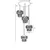 Opviq Luster 2607193, Crni