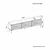 Hanah Home TV Komoda Felix, 160x44,1x31,4 cm, Hrast