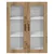 Vidaxl Stenski stekleni omarica LUCCA Artisan hrast 80 x 31 x 100 cm