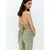 Pull&Bear Bluza kaki/svetlo zelena