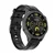Smart Watch DT5, Crni (crna silikonska i braon kožna narukvica)