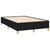 Krevet box spring s madracem crni 120 x 190 cm od tkanine