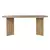 Hanah Home Trpezarijski sto Sablin, 180 x 90 x 75 cm, Boja hrasta