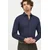 Sisley Srajca 5CNX5QL19 Mornarsko modra Slim Fit