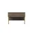 Hanah Home Komoda Luxe, 120x80x30 cm, Orah-zlatne boje