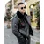MARIO ZENETTI Muška kožna jakna Cesare arl, Crna