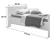 MID.YOU POSTELJA 90 cm x 200 cm , leseni material bela