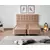 Hanah Home Bračni krevet sa prostorom za odlaganje Latte 160x38x200cm Crni