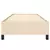 vidaXL Posteljni okvir krem 90x190 cm blago