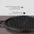 Grill, cast iron, 28 cm - LAVA brand