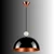 Opviq luster Bubble-19064-40-8, 1 × E27, crni